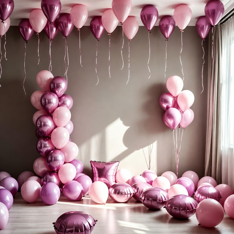 Mothers Day Pink Balloon Decoration - Image 2