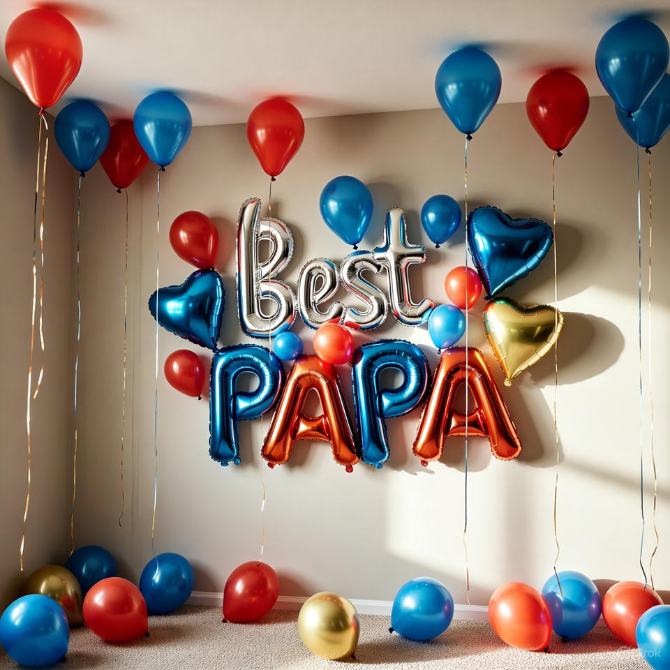 Best Papa Balloon Decoration - Image 2