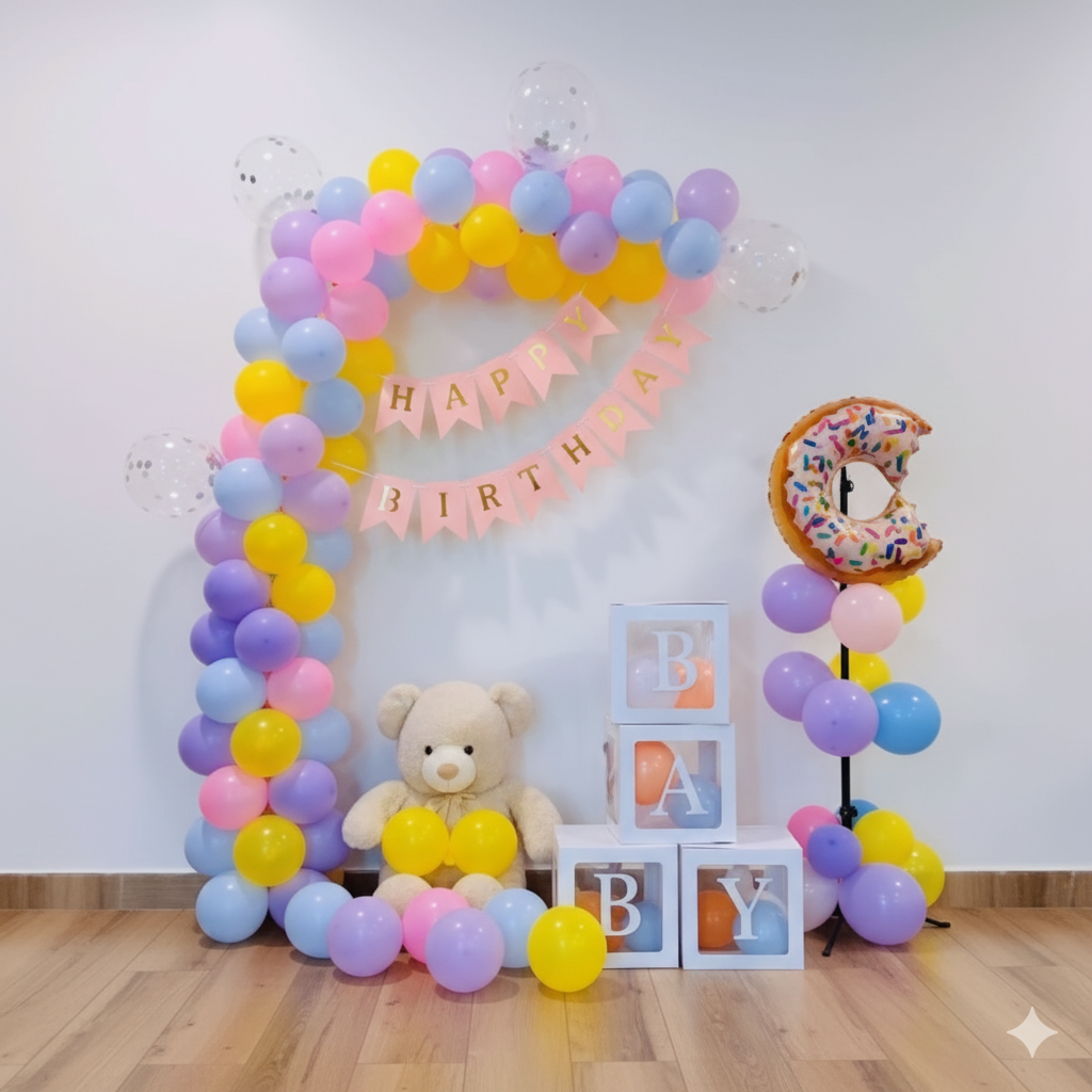 Candy Theme Balloon Arch Decoration