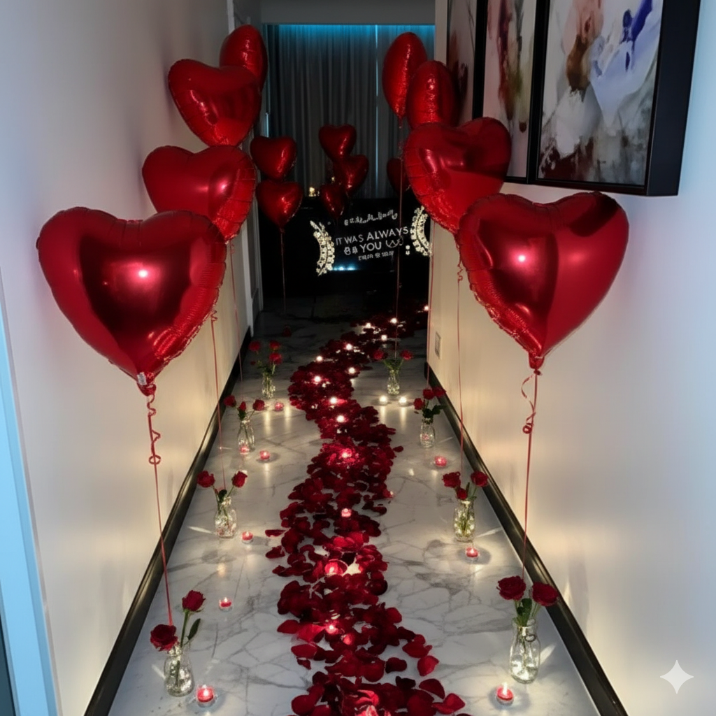 Heart Valentine Decoration at Home