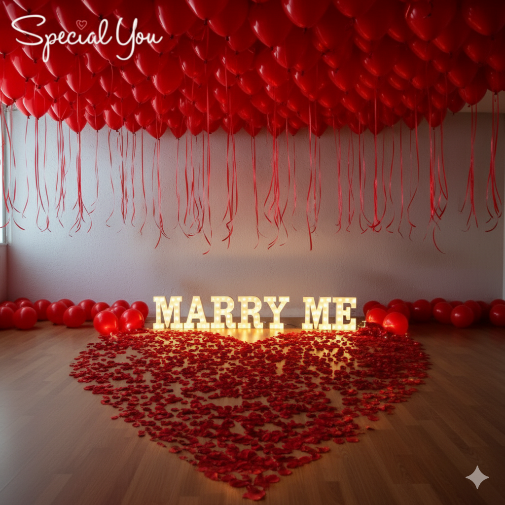 Will You Marry Me? Proposal Decoration