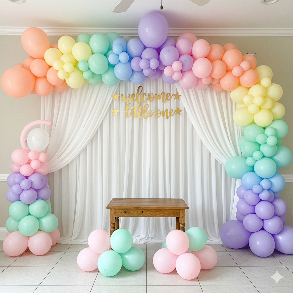 Cute Baby Girl Welcome Decoration