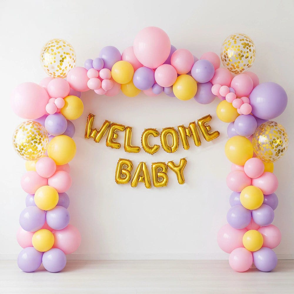 Pastel Welcome Baby Decor 