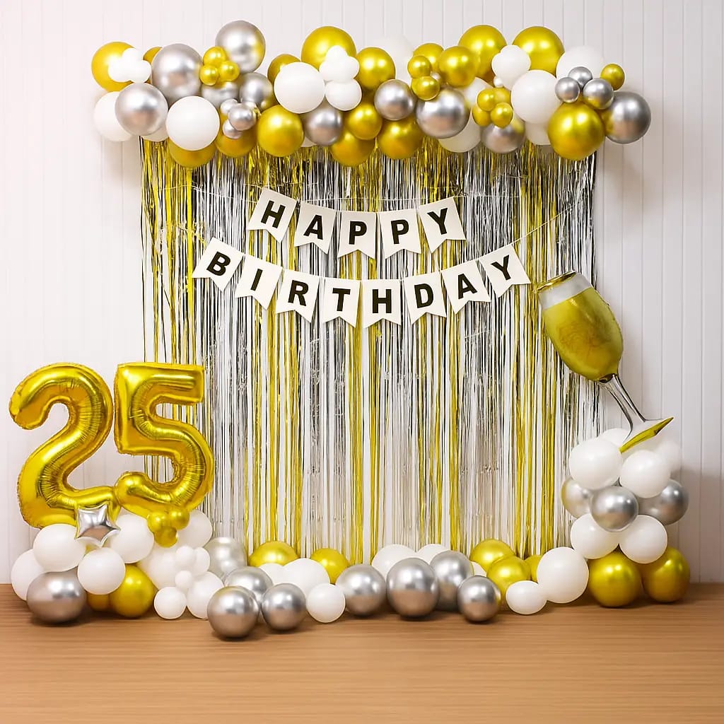 Birthday Balloon Wall Decor 