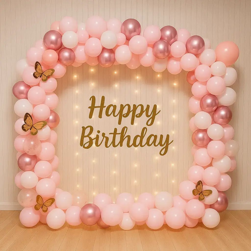 Elegant Birthday Wall Decoration