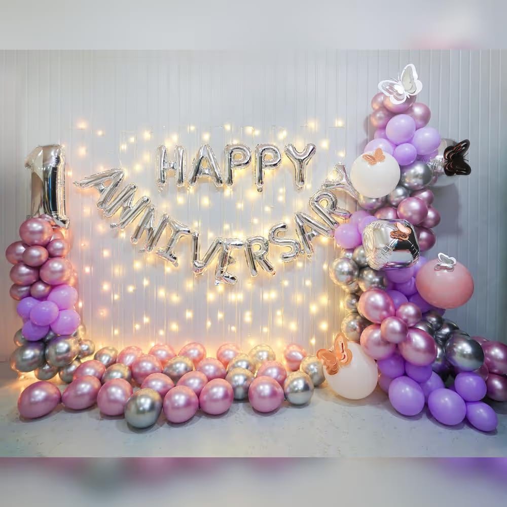 Lavender Rose Extravaganza Anniversary Decor