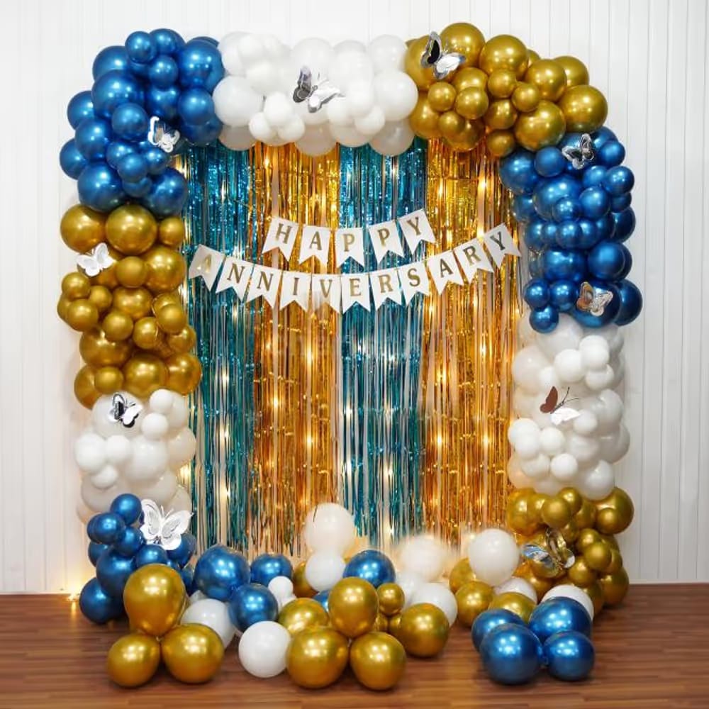 Golden Skyline Anniversary Decoration