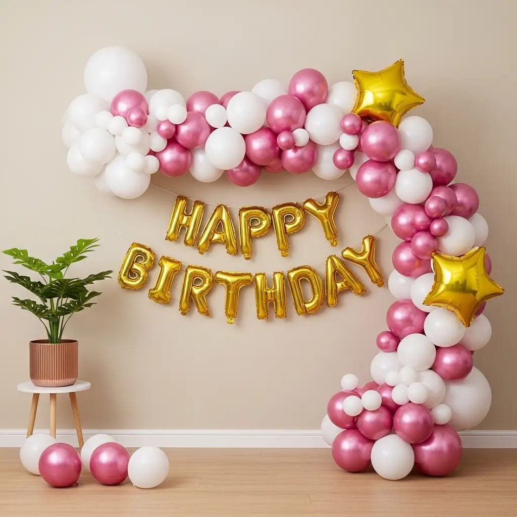 Blush & Glow Birthday Theme