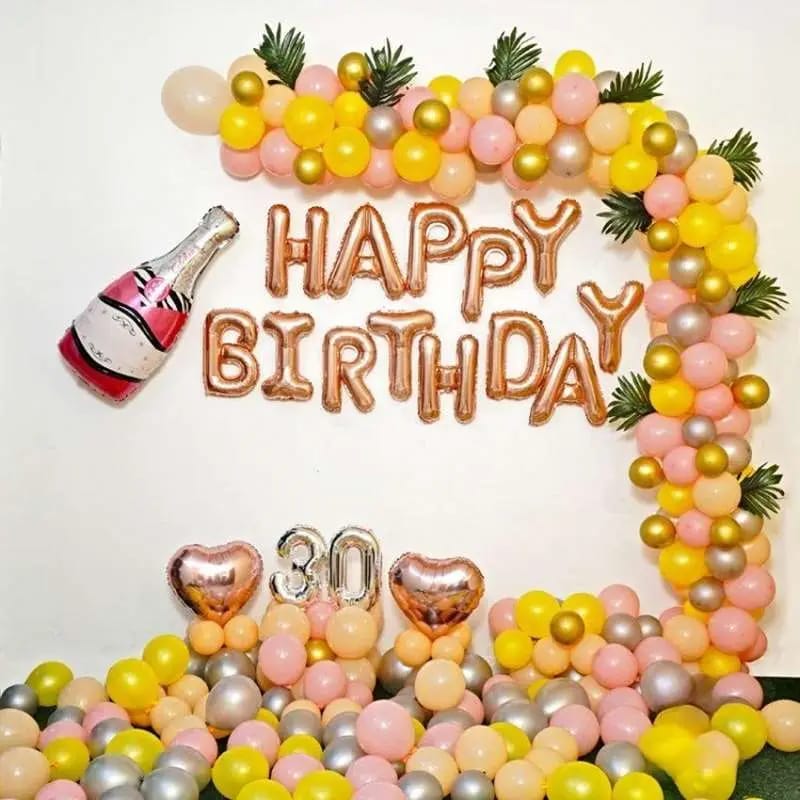Birthday Balloon Arch Decor