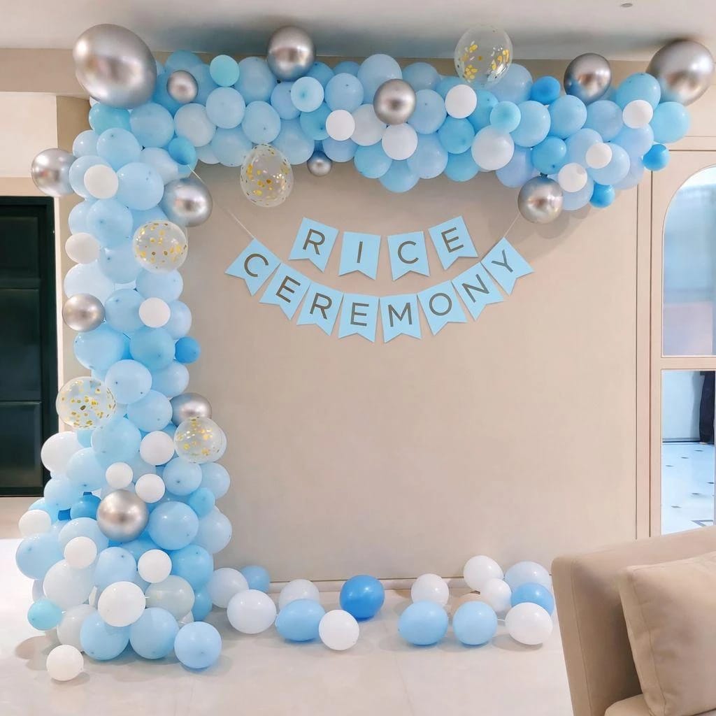 Rice Ceremony Balloon Arch Decoration
