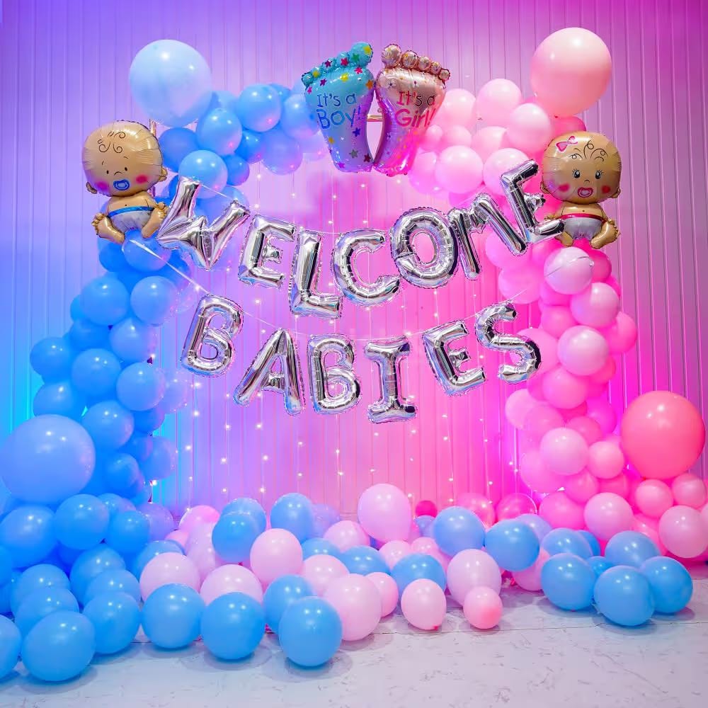 Double Delight Welcome Baby Decor