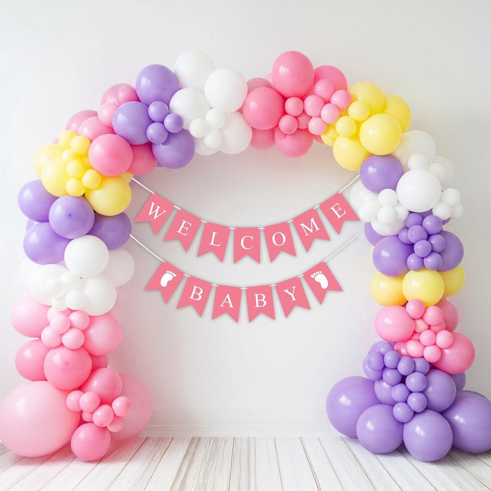 Welcome Baby Balloon Decor