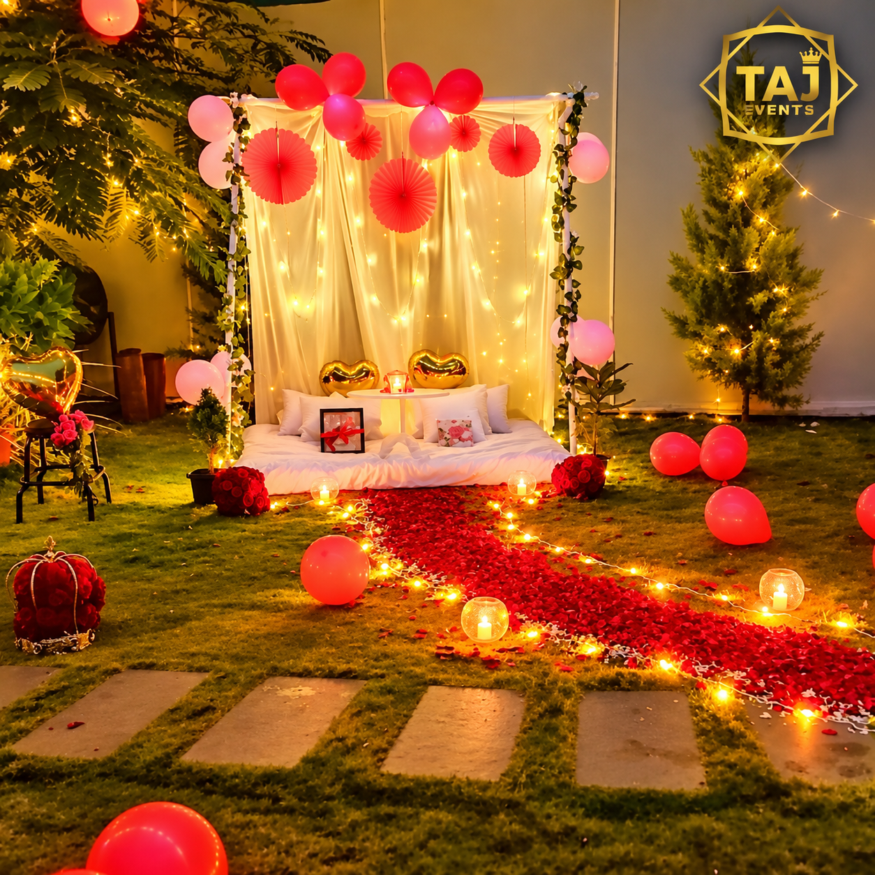 Open Garden Candle Light