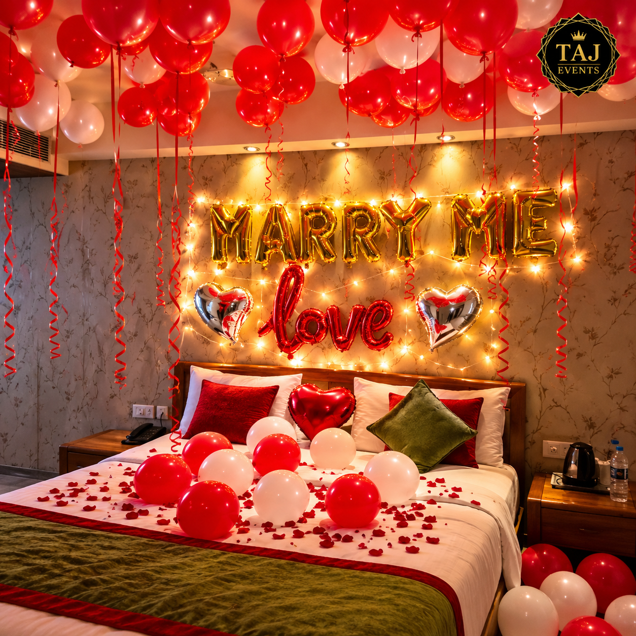 Balloon Proposal Room Decoration