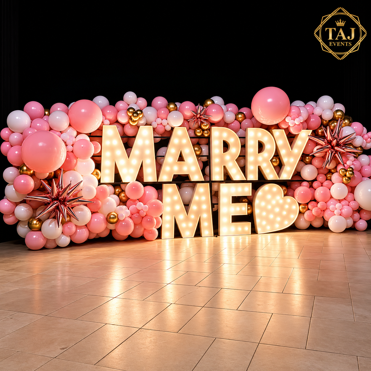Pastel Marry Me Decoration
