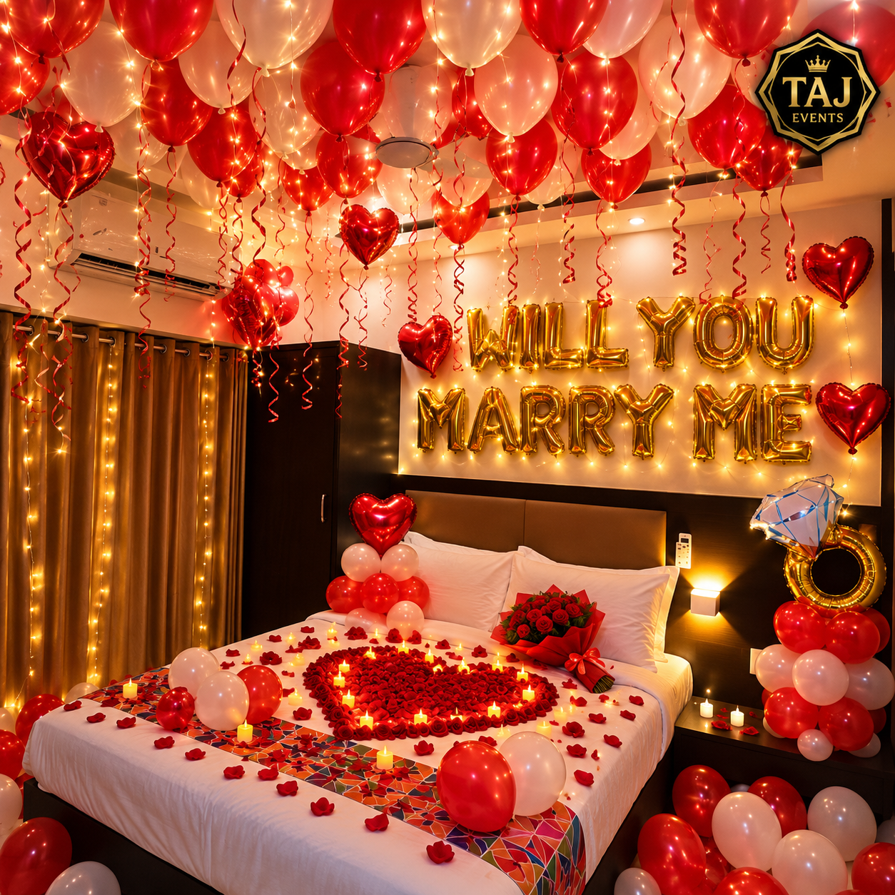 Hotel Room Proposal Decoration