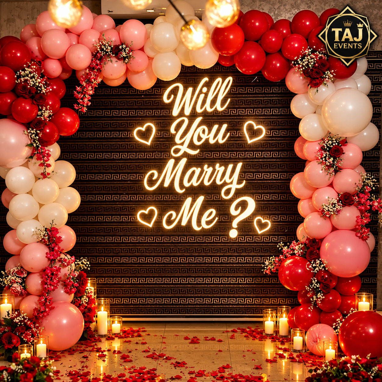 Marry Me Wall Arch