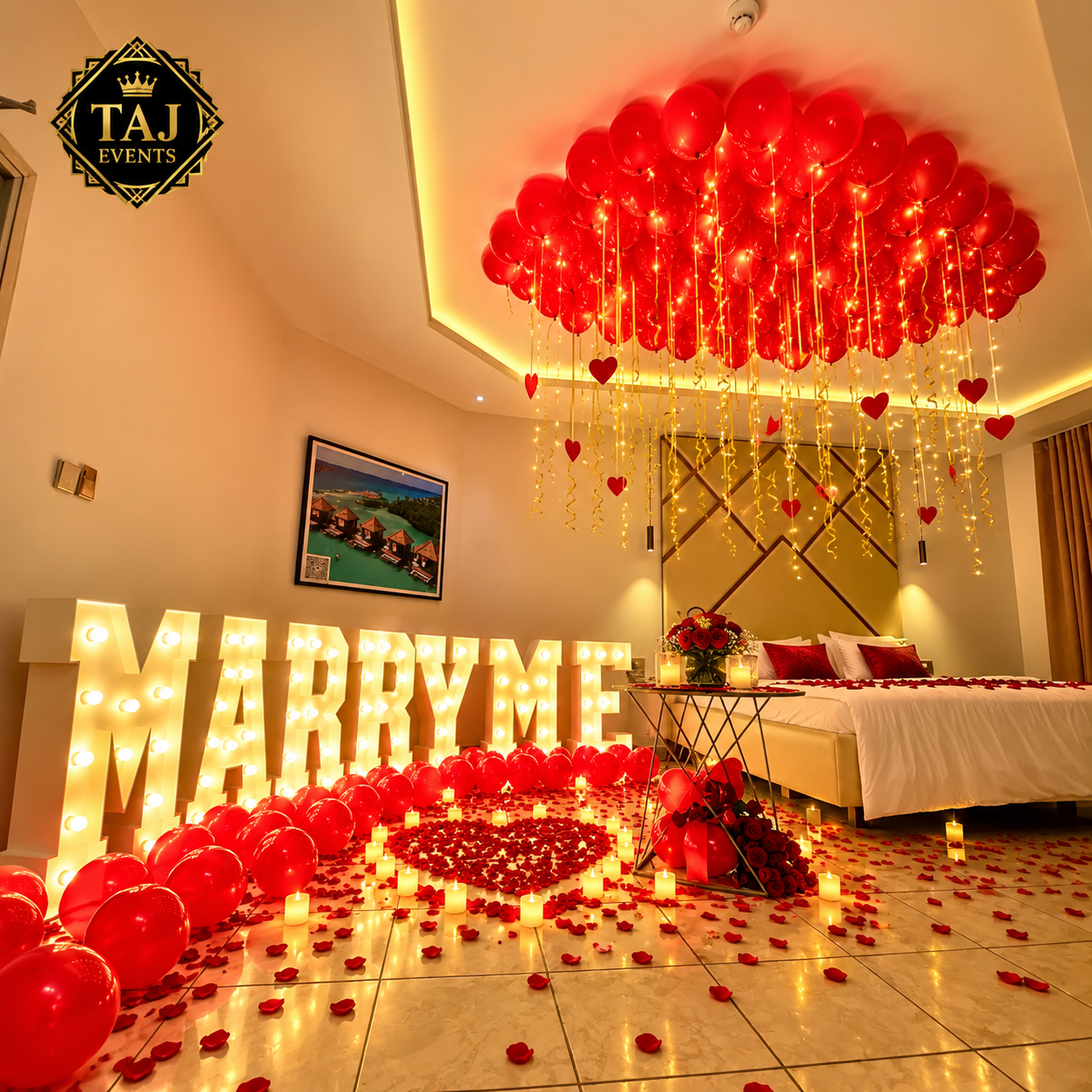 Dreamy Proposal Decoration