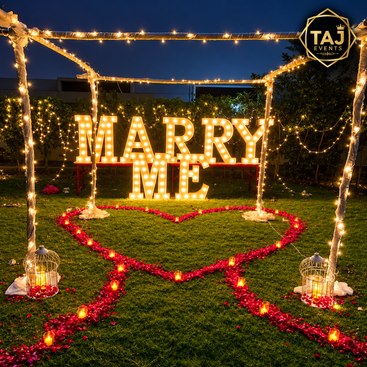 Outdoor Marry Me Decoration