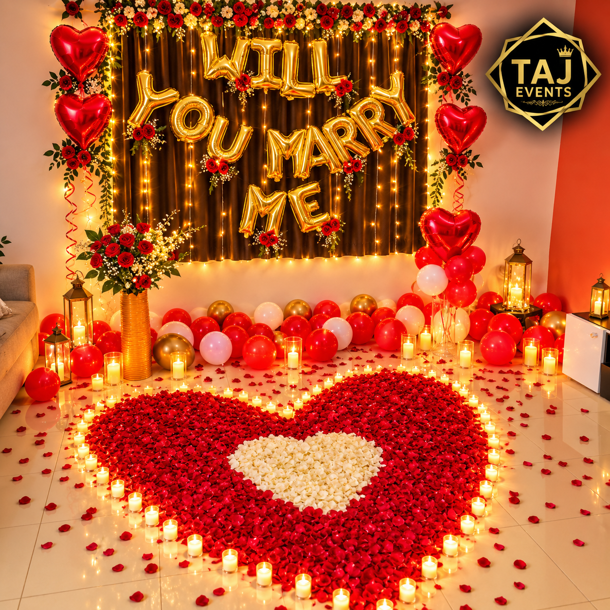 Will You Marry Me Setup