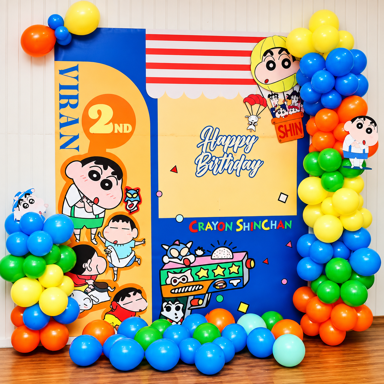 Shinchan Fun Filled Birthday Decor