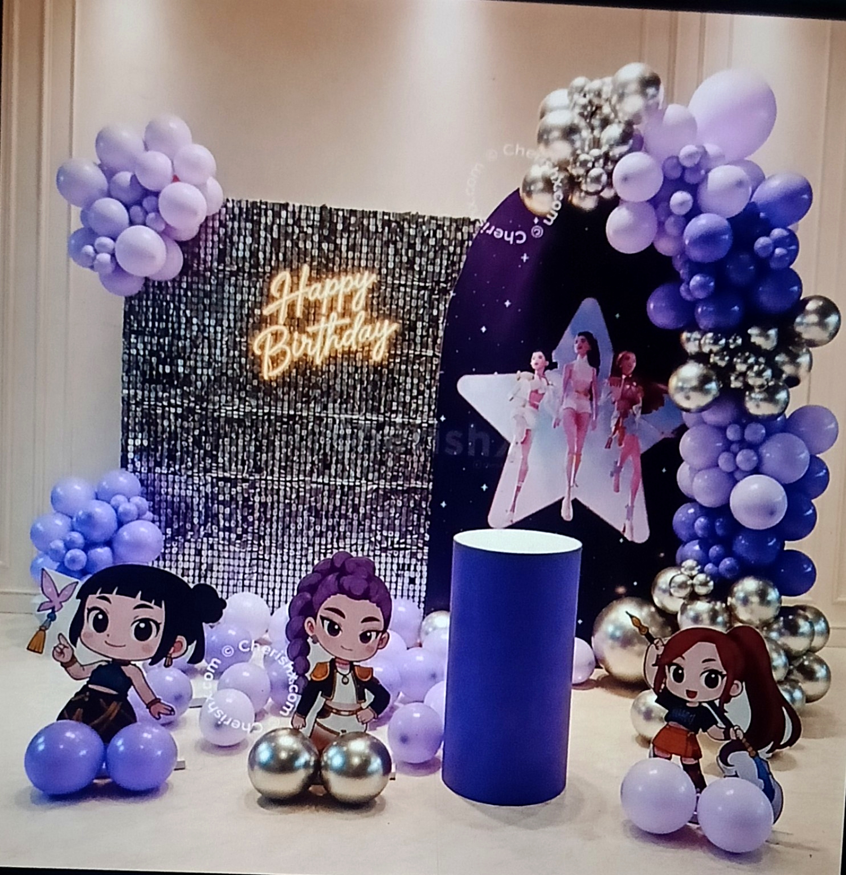 K-Pop Premium Sequin Backdrop