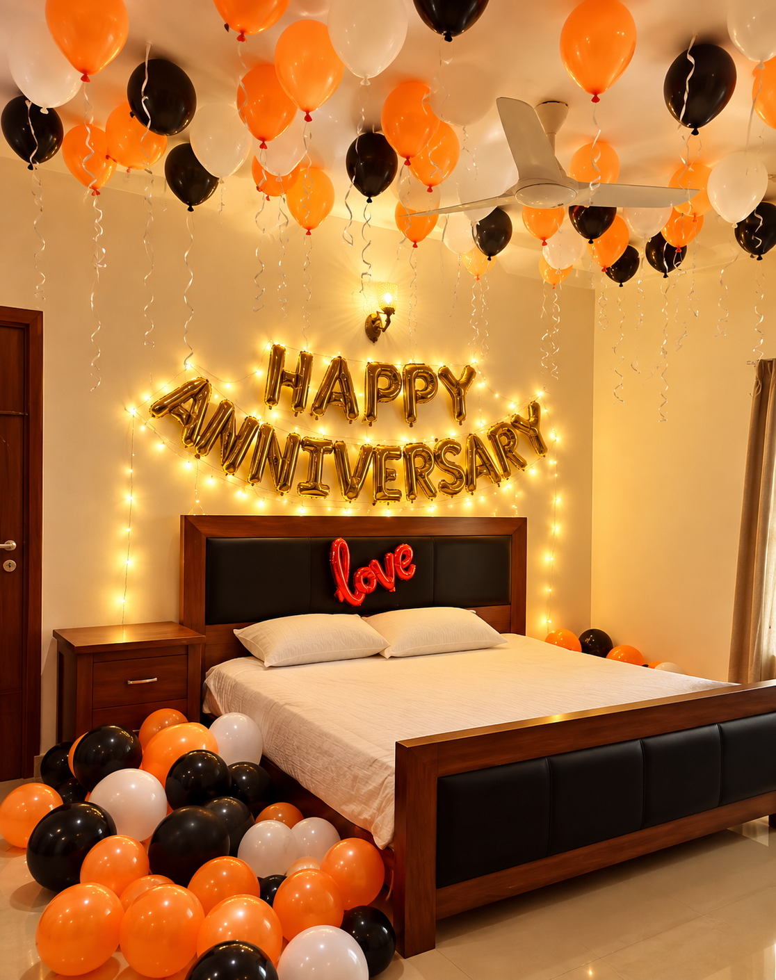 Classy Anniversary Balloon Decoration in Hyderabad