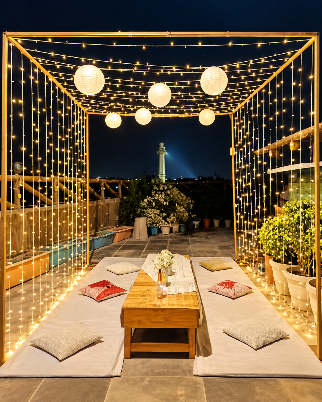Anniversary Terrace Decoration