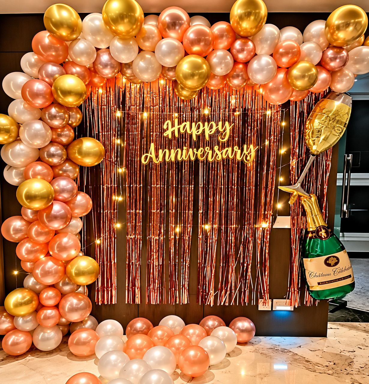 Anniversary Balloon Arch Decoration