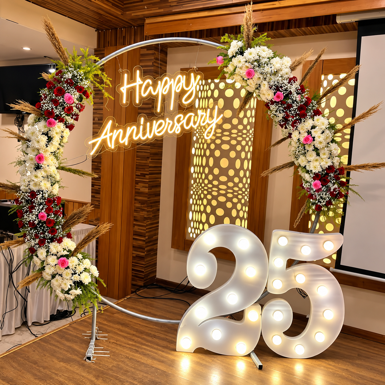 Flower Anniversary Decoration