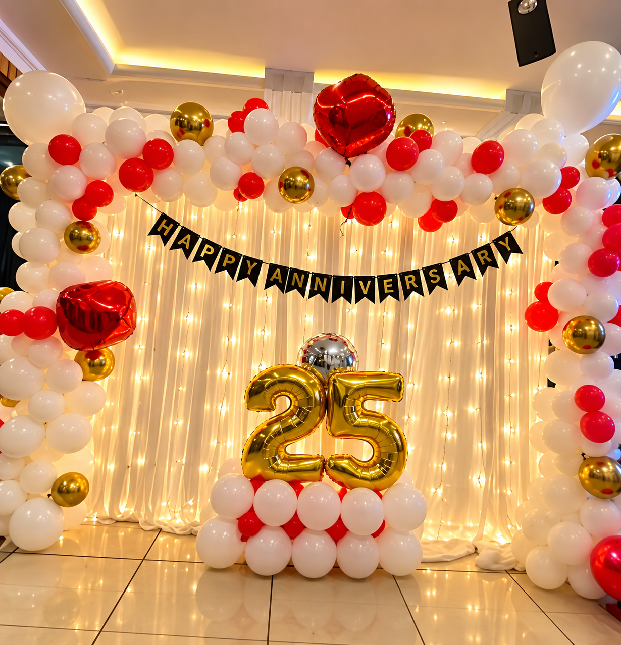 Homemade Backdrop Decoration