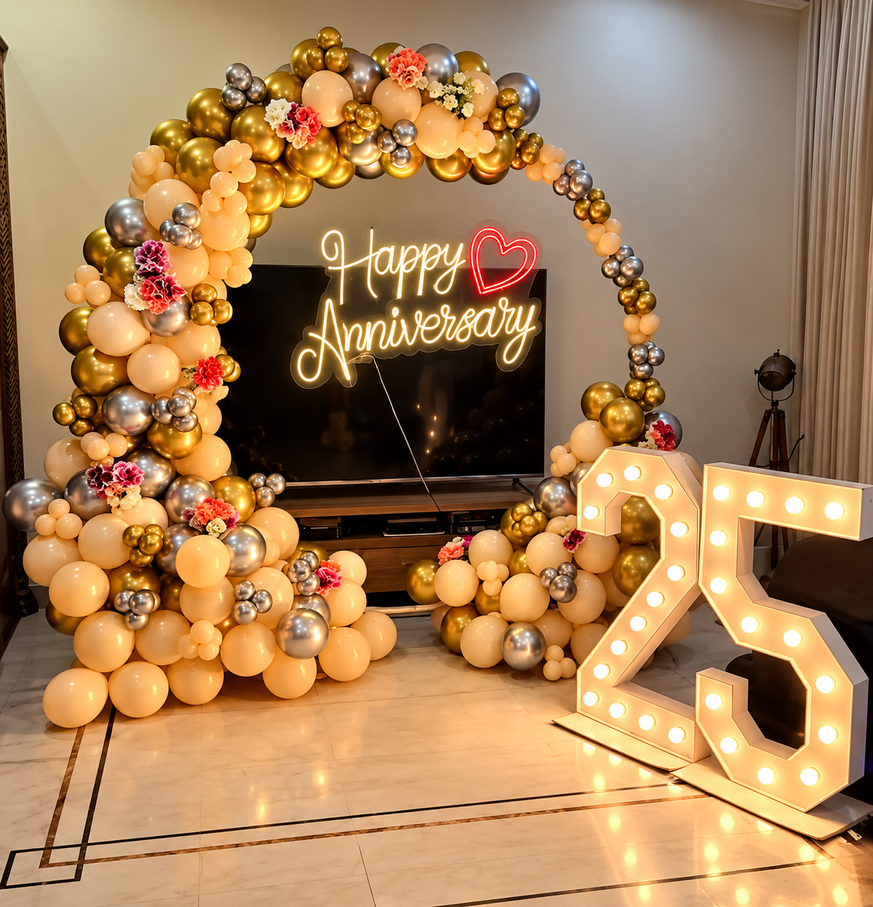 25th Anniversary Ring Decoration