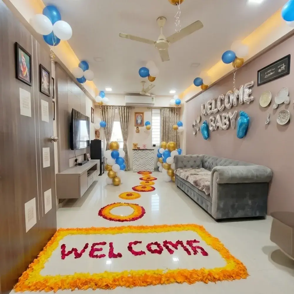 Welcome Baby Floral decoration
