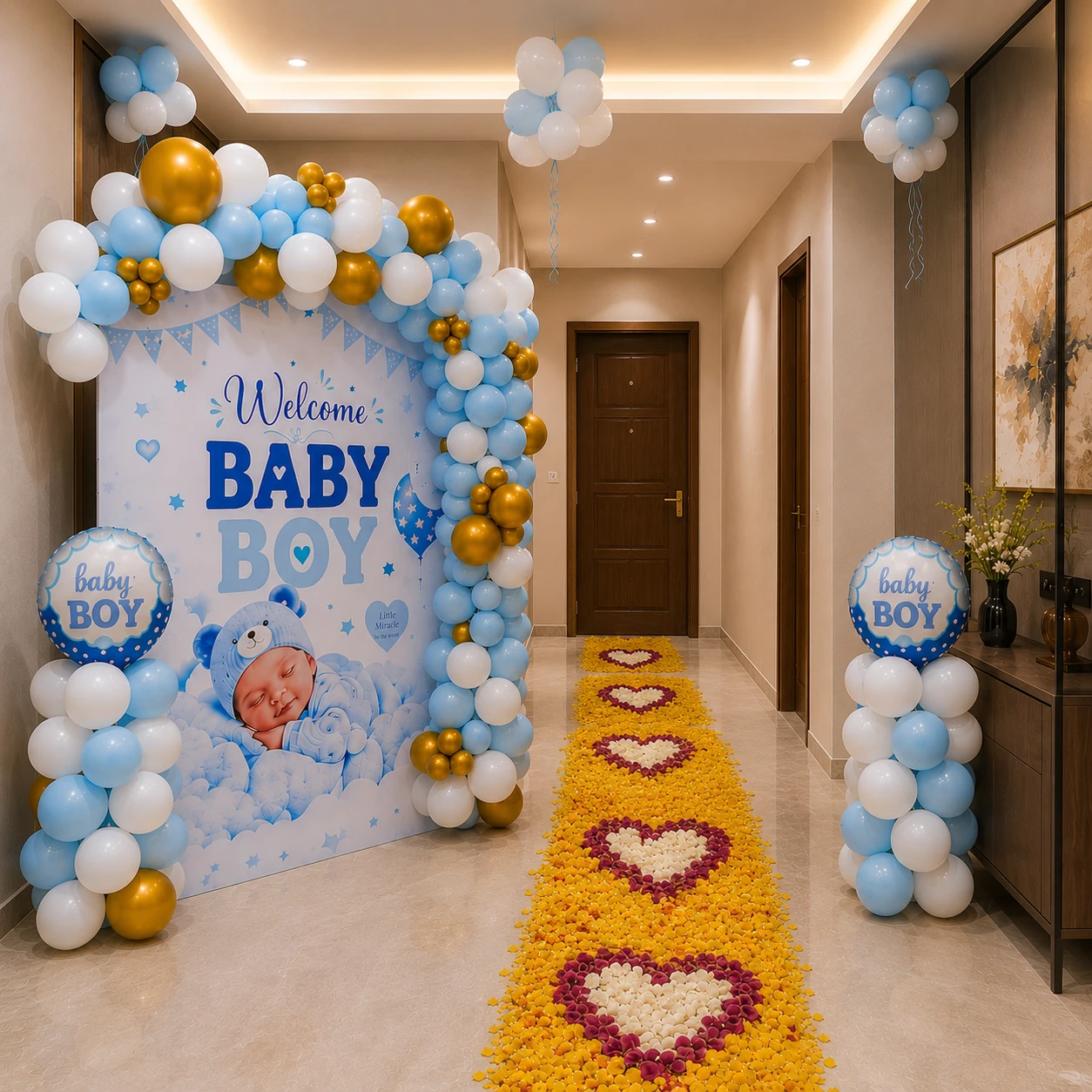 Premium Baby Boy Welcome Decoration