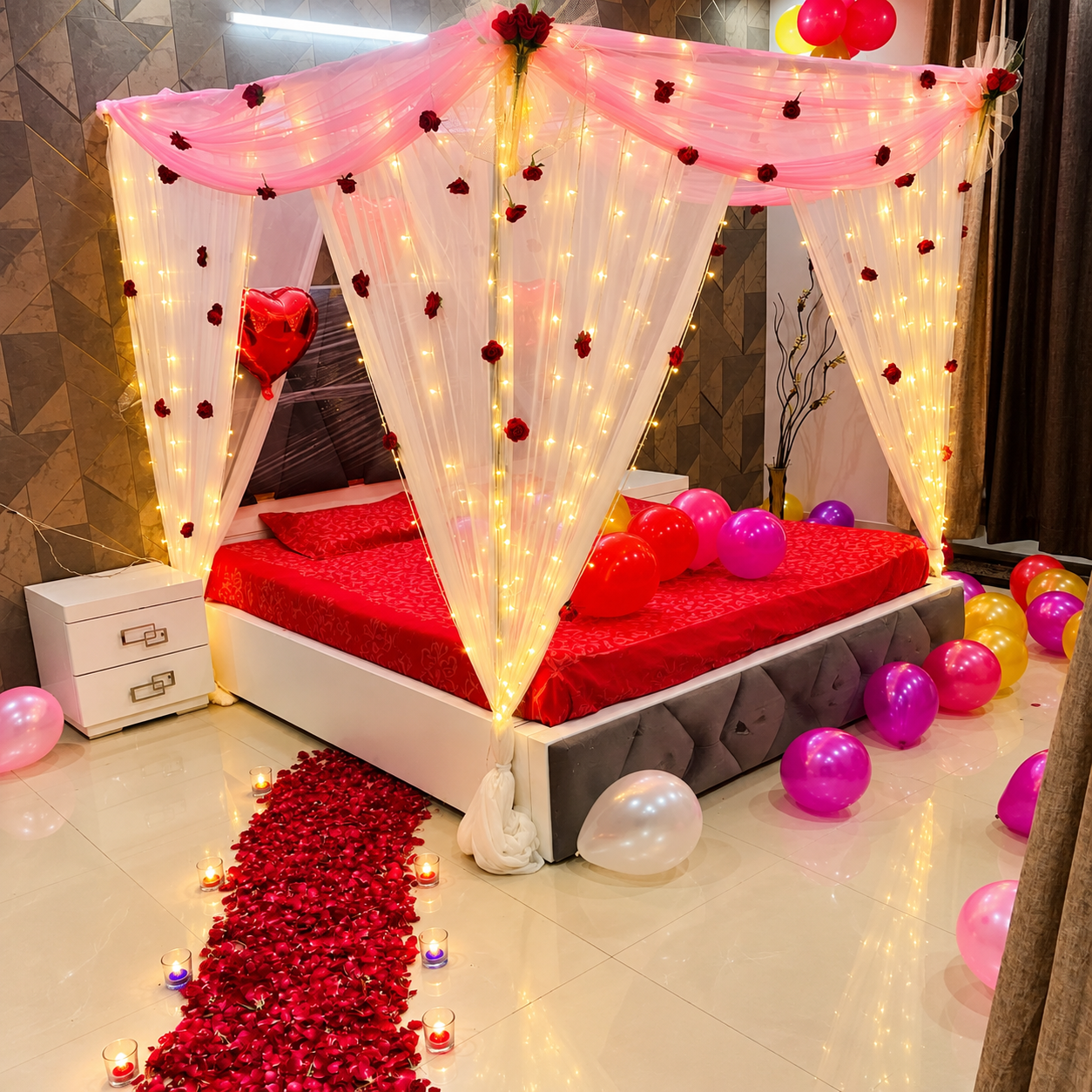 Suhagrat Room Decoration