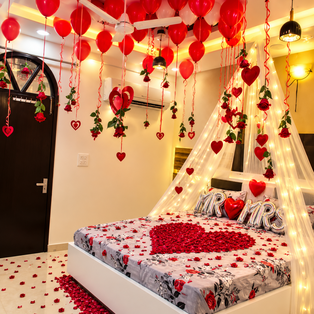 Just Married Room Decoration