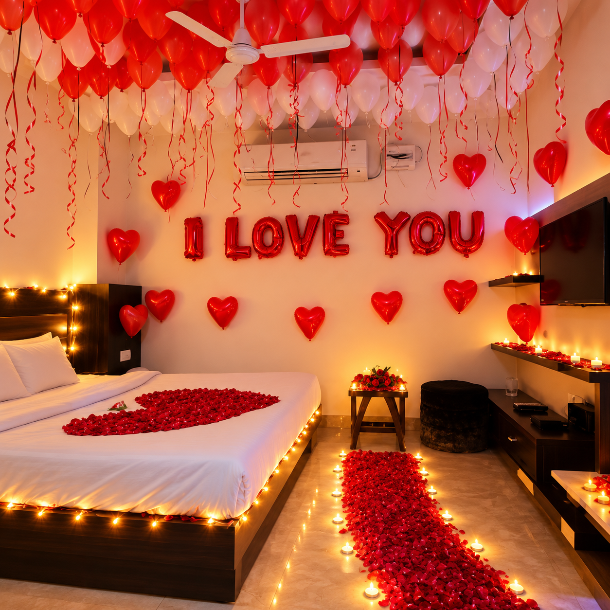 Wedding Night Room Decoration