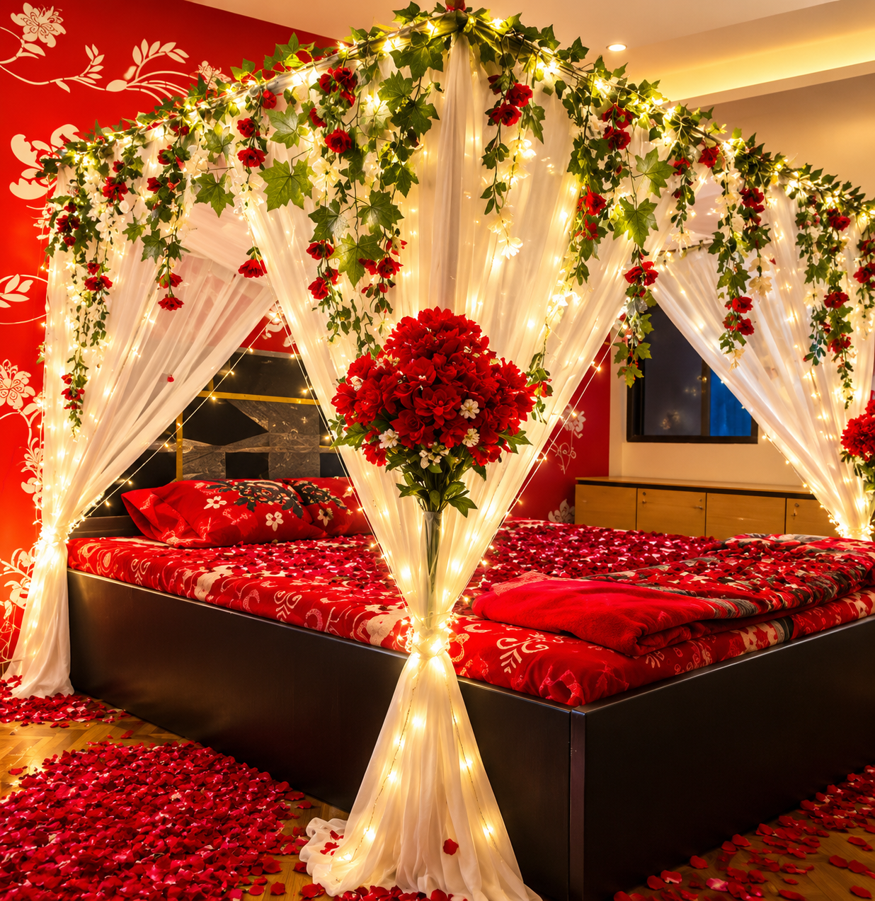 Flowers First Night Decoration