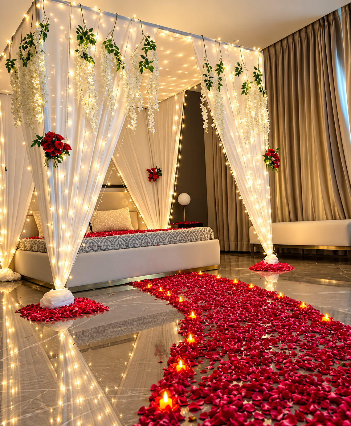 Romantic Bed Cabana Decoration