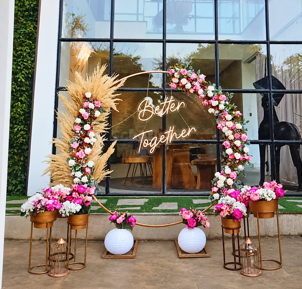 Roka Ceremony Ring Setup