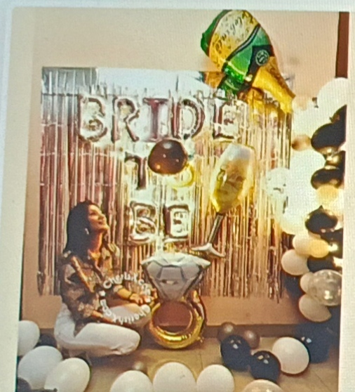 Silver Theme Bride To Be Party Decor