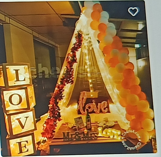 Romantic Love Canopy Decor