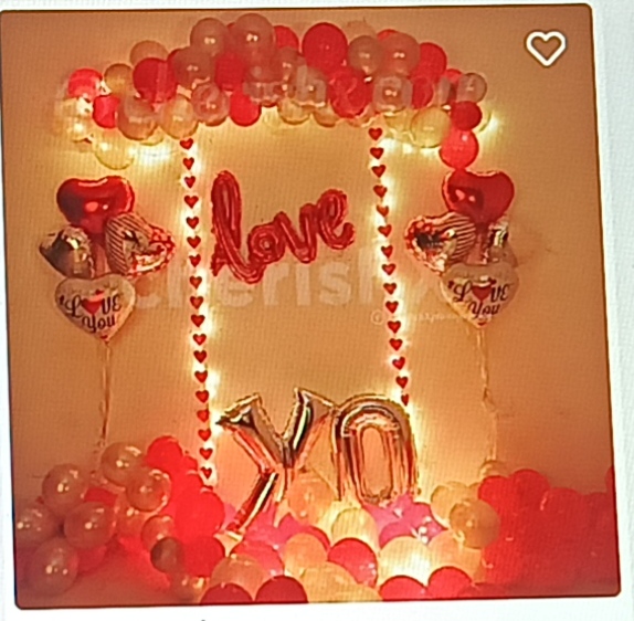 Romantic Red Love XO Decor