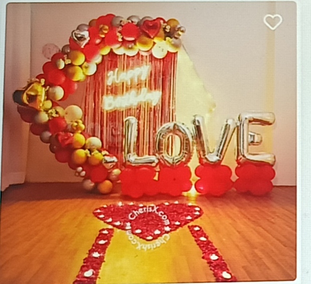 Romantic canopy decorations