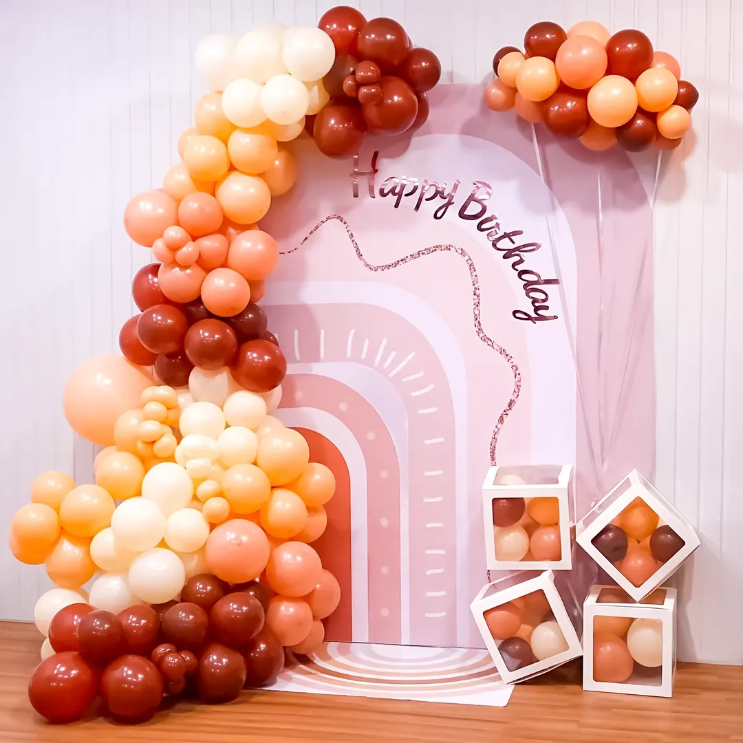 Aesthetic Coffee and Carnation Birthday Decor