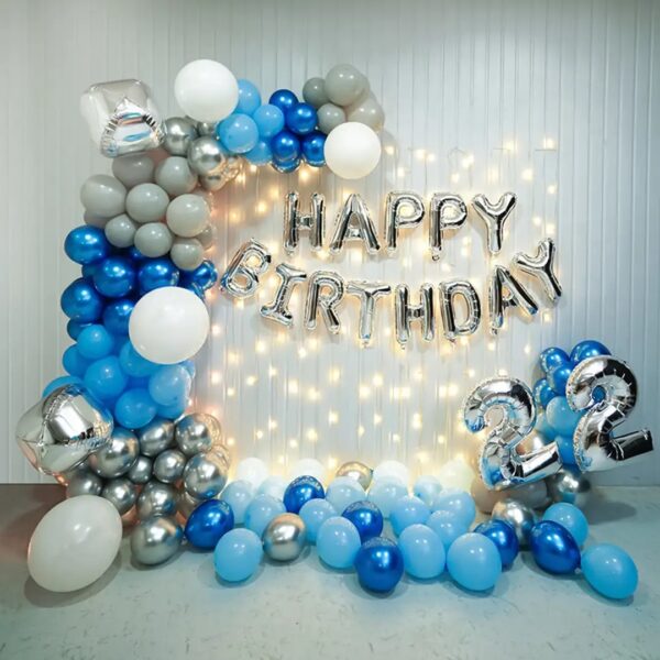 Pink and Silver Birthday Decoration - Image 3