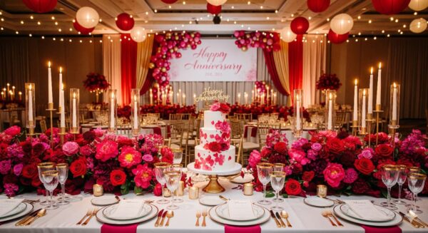 Colorful Themed Anniversary Decor - Image 5