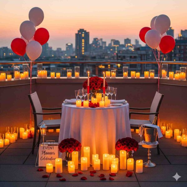 Private Rooftop Candlelight Dinner - Image 7