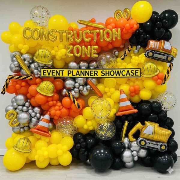 Construction Theme Balloon Wall Decor - Image 8