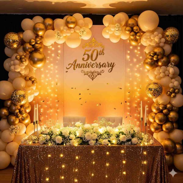 Golden Sky Anniversary Decor - Image 11